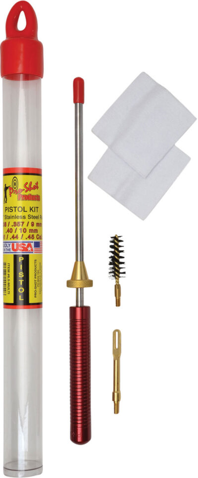 PRO-SHOT PISTOL CLNG KIT .357-.45CAL