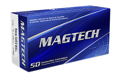 Magtech 9NATO Range/Training  9mm Luger 124 gr Full Metal Jacket (FMJ) 50 Bx/ 20