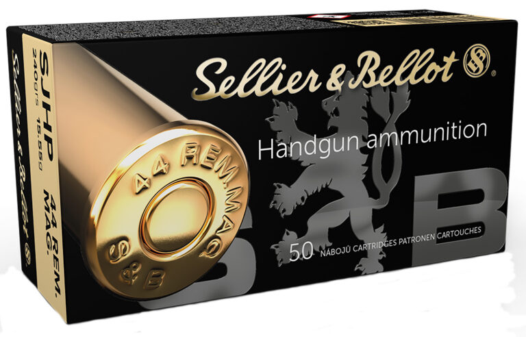 Sellier & Bellot SB44C Handgun 44 Rem Mag 240 gr Semi-Jacketed Hollow Point (SJ