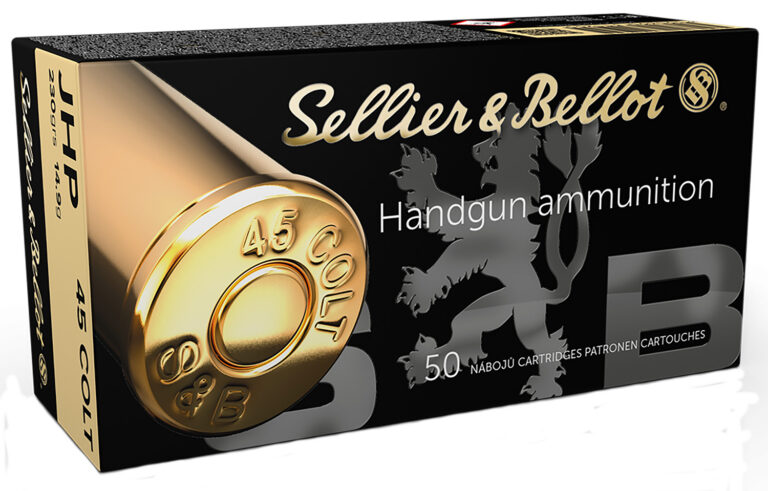 Sellier & Bellot SB45F Handgun 45 Colt (LC) 230 gr Jacketed Hollow Point (JHP)