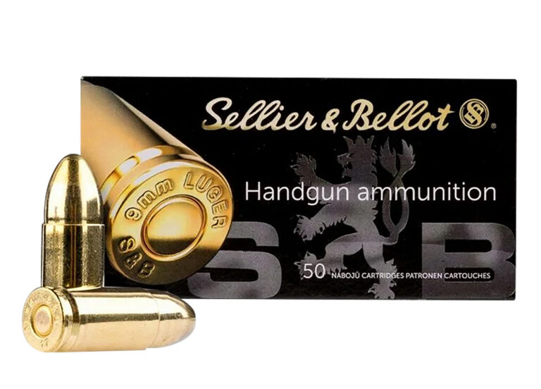 Sellier & Bellot SB9NATO Handgun 9mm NATO 124 gr Full Metal Jacket (FMJ) 50 Bx/