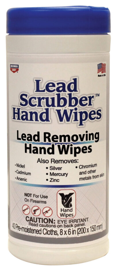 Birchwood Casey 32440 Lead Scrubber Hand Wipes 40 Per Pack