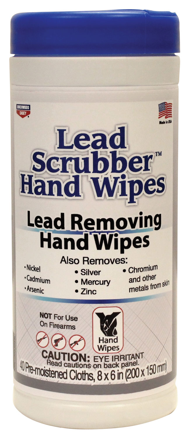 Birchwood Casey 32440 Lead Scrubber Hand Wipes 40 Per Pack
