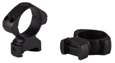 Pair of steel mounting rings for 1 Inch riflescopes-high