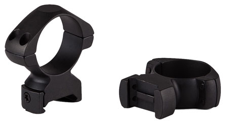 Pair of steel mounting rings for 1 Inch riflescopes-high