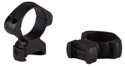 Pair of steel mounting rings for 30mm riflescopes – high