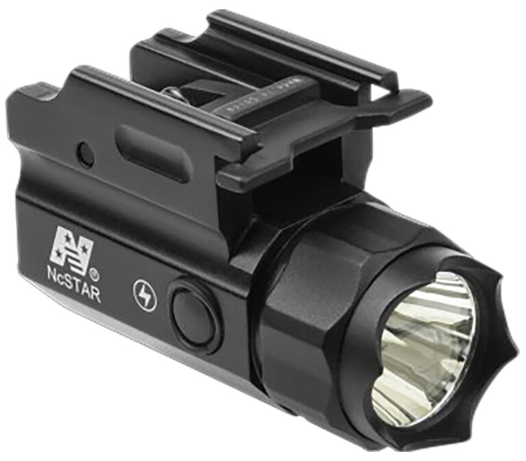 NcStar ACQPTF Compact Flashlight QR w/Strobe Black 150 Lumens White Cree LED