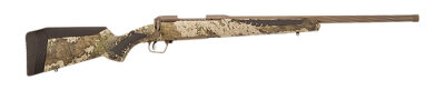 Savage Arms 57419 110 High Country 6.5 PRC 3+1 24″, Midnight Bronze Cerakote, TrueTimber Strata Fixed AccuStock with AccuFit