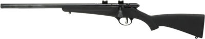 Savage 13841 Rascal FLV-SR 22 Short,Long,LR 1 16.13″ Matte Black Blued Left Hand