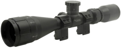 BSA 22412X40AO Sweet 22 Black Matte 4-12x 40mm AO 1″ Tube 30/30 Duplex Reticle
