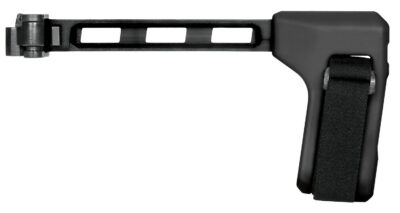 SB Tactical FS1913-01-SB FS1913-01-SB  Side Folding Black Synthetic with 9.60″ OAL & Nylon Strap for AR-Platform with 1913 Picatinny Rail (Tube Not Included)