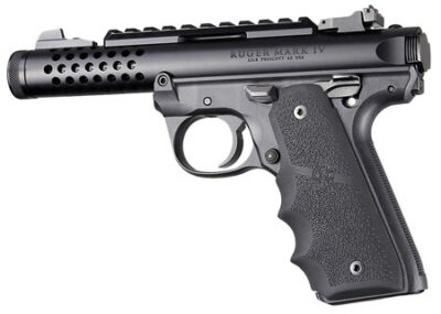 Ruger 22/45 MKIV Rubber Grip with Finger Grooves Black