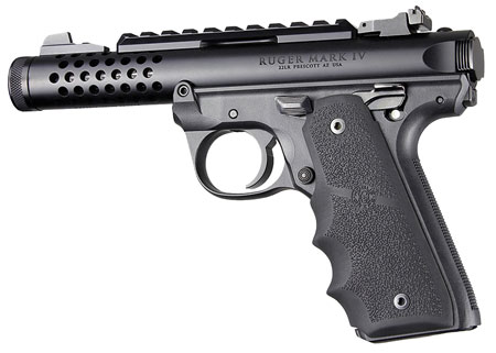 Ruger 22/45 MKIV Rubber Grip with Finger Grooves Black