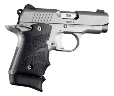 Kimber Micro 9 Ambi Safety Rubber Grip with Finger Grooves Black