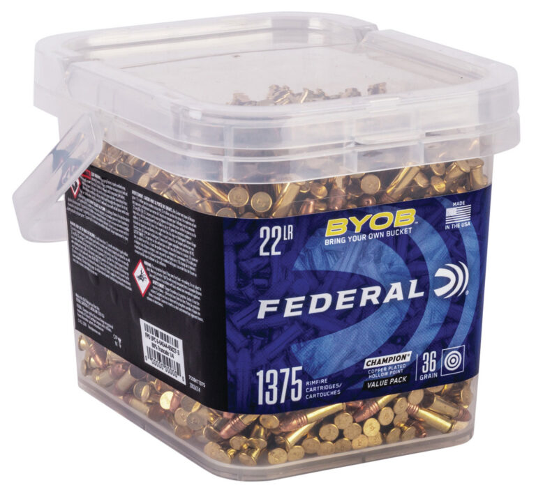 FEDERAL 22 LR 36GR CPHP AMMO 1375CT BYOB BKT