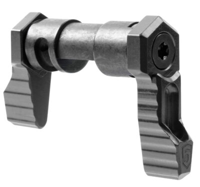 Phase 5 Weapon Systems SAFE90BLK Safety Selector 90 Degree AR-Platform Black Anodized Aluminum Ambidextrous