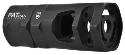 Phase 5 Weapon Systems FATMAN556 FATman Hex Brake Black Parkerized Steel with 1/2″-28 tpi Threads & 3″ OAL for 223 Rem, 5.56x45mm NATO AR-Platform