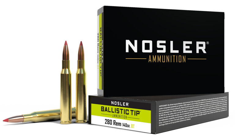 Nosler Ballistic Tip Rifle Ammunition 280 Rem. 140 gr. BT SP 20 rd.