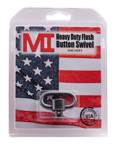Midwest Industries MIHDFS Heavy-Duty Swivel 1.25″ Quick Detach/Push Button Black Manganese Phosphate Steel