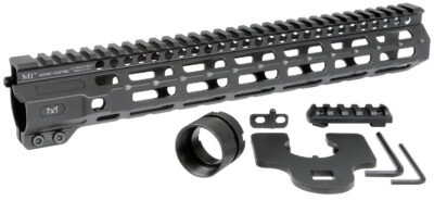 Midwest Industries MICRM12625 M-Series  Aluminum Black Hardcoat Anodized AR Platform 12.62″