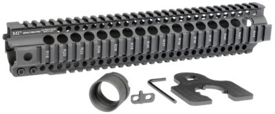 AR-15 COMBAT RAIL T-SERIES FREE FLOAT HANDGUARD AR-15 COMBAT T-SERIES 1-PC FREE FLOAT HANDGUARD 12.625” BLK