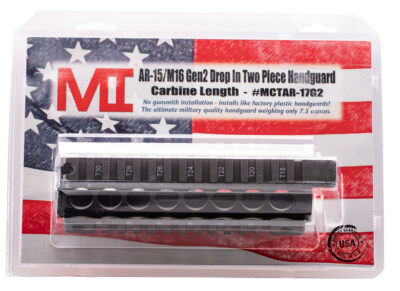 AR-15/M16 TWO-PIECE FOREND TWO-PIECE CARBINE FOREND, BLACK