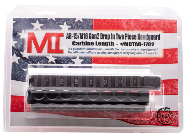 AR-15/M16 TWO-PIECE FOREND TWO-PIECE CARBINE FOREND, BLACK