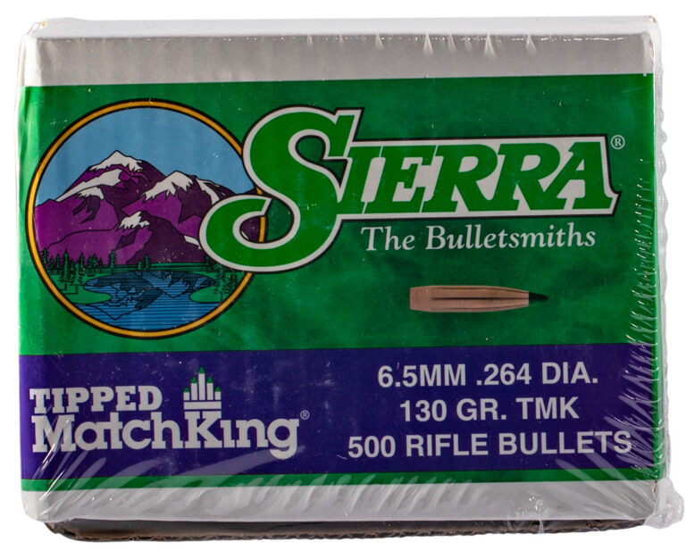 6.5MM CALIBER TIPPED MATCHKING BULLETS TIPPED MATCHKING 6.5MM (0.264'') 130GR POLYMER TIP 500/BOX