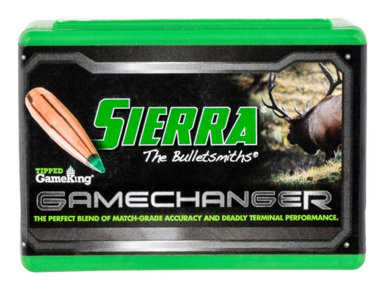 GAMECHANGER 30 CAL (.308) POLYMER TIP BOAT TAIL RIFLE BULLETS TIPPED GAMEKING 30 CALIBER (0.308'') 165GR PTBT 50/BOX