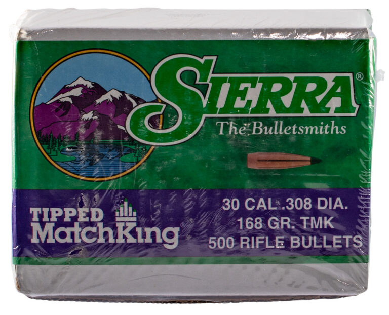 30 CALIBER TIPPED MATCHKING BULLETS TIPPED MATCHKING 30 CALIBER (0.308'') 168GR PTBT 500/BOX