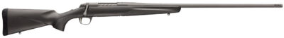 Browning 035459295 X-Bolt Pro Tungsten 30 Nosler 3+1 26″ Barrel With Muzzle Brake, Spiral Fluted Bolt, Tungsten Gray Cerakote, Textured Grip Paneled Carbon Fiber Stock