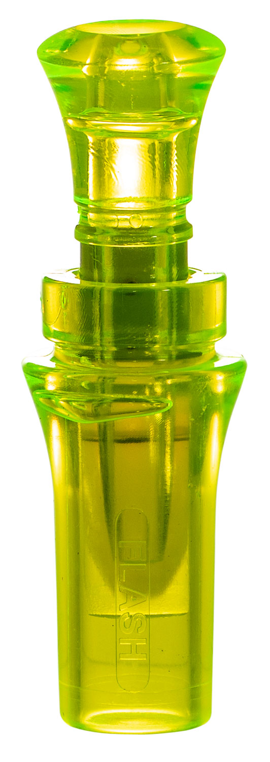 Duck Commander DCFLASH Flash Open Call Double Reed Mallard Hen Sounds Attracts Ducks Yellow Acrylic