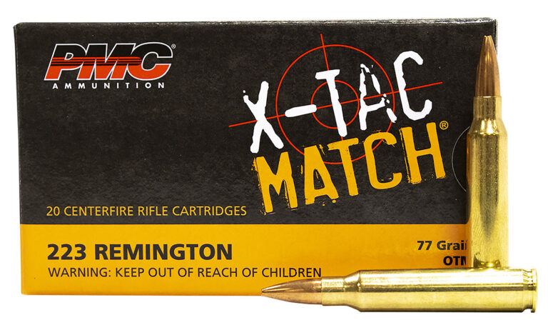 X-TAC MATCH 223 REMINGTON RIFLE AMMO X-TAC MATCH 223 REMINGTON 77GR OPEN TIP MATCH 20/BOX