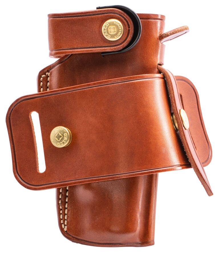 Galco IRO212 Ironhide OWB Tan Leather Belt Slide Fits 1911 Ambidextrous
