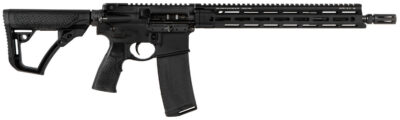 Daniel Defense 0212815049047 DDM4 V7 SLW 5.56x45mm NATO 30+1 14.50″ Threaded Lightweight Profile Barrel, Black Hard Coat Anodized,  6 Position Stock w/SoftTouch Overmolding