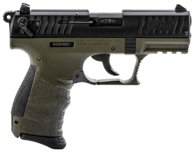 P22Q 22 LONG RIFLE SEMI-AUTO HANDGUN P22Q 22 LONG RIFLE 3.42” BBL (2)10RD MAG MILITARY GREEN