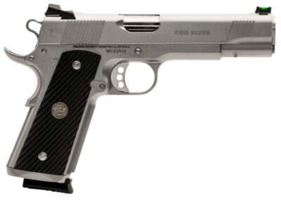 Wilson Combat CQBEFS45SS 1911 CQB Elite 45 ACP 5″ 8+1 Stainless Black G10 Diagon