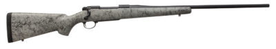 Nosler M48 Liberty 6.5 Creedmoor 4+1 24″ Gray w/Black Webbing Fixed Aramid Stock