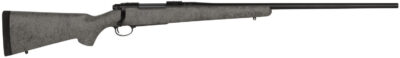 Nosler M48 Liberty 28 Nosler 3+1 26″ Gray w/Black Webbing Fixed Aramid Stock Bla