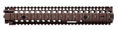 Daniel Defense 0100408001 M4A1 RIS II Handguard 12.25″ 2-Piece, Free-Floating Style Made of 6061-T6 Aluminum with Flat Dark Earth Anodized Finish & Picatinny Rail for AR-15