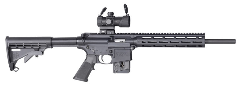 Smith & Wesson 12724 M&P15-22 Sport OR *CT, MA, MD, NJ Compliant 22 LR 16.50" 10+1 Black Fixed Black Synthetic Stock Black Polymer Grip Right Hand S&W M&P Red/Green Dot
