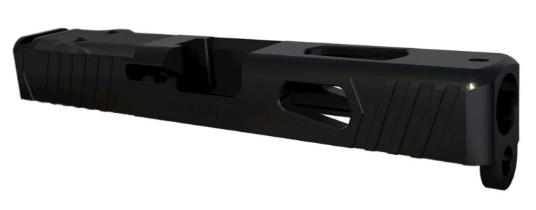 Rival Arms RA10G205A Precision Slide A1 Docter Cut Black QPQ Case Hardened 17-4 Stainless Steel for Glock 19 Gen3