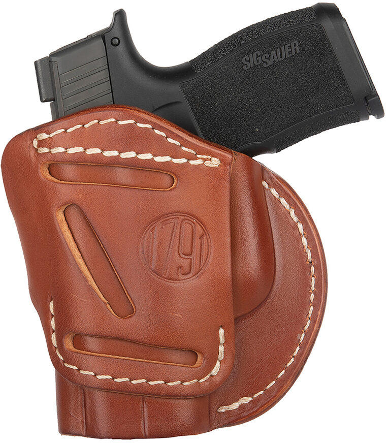 1791 Gunleather 4 Way IWB & OWB Holster Size 3 Classic Brown Right Hand
