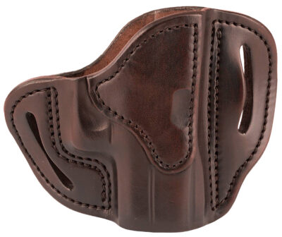 1791 Gunleather BHCSBRR BHC  OWB Size C Signature Brown Leather Belt Slide Compatible w/Glock 43/Sig P365/Walther PPK Right Hand