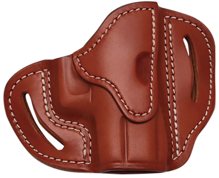 1791 Gunleather BHCCBRR BHC  OWB Size C Classic Brown Leather Belt Slide Compatible w/Glock 43/Sig P365/Walther PPK Right Hand