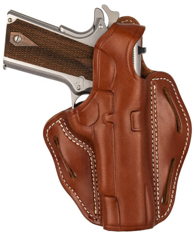 1791 Gunleather BHX1CLCBRR BHX  OWB 01 Classic Brown Leather Belt Slide Fits 4-5″ 1911