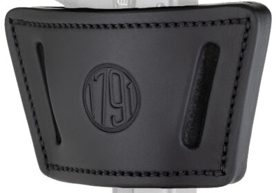 1791 Gunleather UIWXSBLA UIW Max  IWB/OWB Black Leather Belt Clip Fits Most Mid-Large Frame Autos with Rail, Laser & Light Ambidextrous