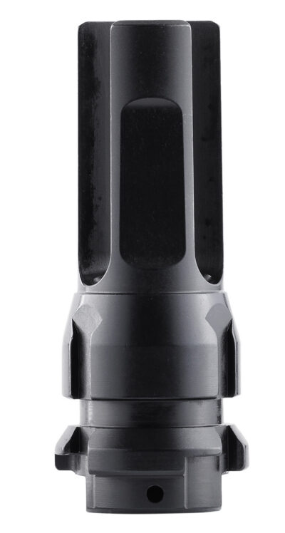 Dead Air DA302 Flash Hider  Black with 5/8″-24 tpi Threads & 2.70″ OAL for 7.62mm Sandman Series, KeyMod Equipped Nomad-30 & Primal Suppressors