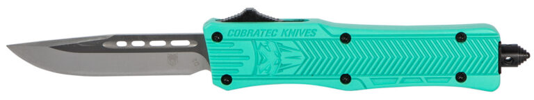 COBRA TEC KNIVES LLC STFCTK1SDNS CTK-1 Small 2.75" 440C Stainless Steel Black Dr