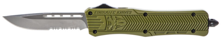 COBRA TEC KNIVES LLC MODCTK1MDS CTK-1 Medium 3" 440C Stainless Steel Drop Point